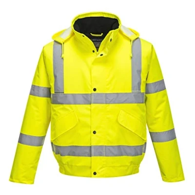 Imagen de Portwest Cazadora De Alta Visibilidad, Tamaño: 4XL, Color: Amarillo, S463YER4XL