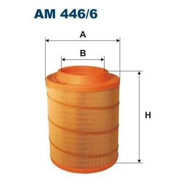 Imagen de FILTRON AM 446/6 Filtro de aire 304 227 Cartucho filtrante MAN: TGL, TGM