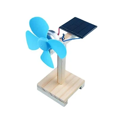 Imagen de PERZOE Kit de Modelo Ventilador con energía Solar, experimentos Ciencia para niños, Juguetes educativos Stem DIY 1 Conjunto
