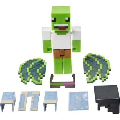 Imagen de MINECRAFT Creator Series Figura de Tortuga Juguete para niños a Partir 6 años