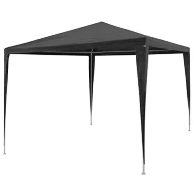 Imagen de vidaXL Carpa para Celebraciones PE Gris Antracita 3x3m Cenador de Exteriores