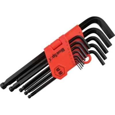 Imagen de BlueSpot Tools 15303 Juego de llaves hexagonales brazo largo (1,27 10 mm)