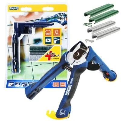 Imagen de Rapid FP222 Grapadora de Cercas para Grapas VR22 Gran Capacidad, Mango Ergonómico, Fácil Guardar, Incluye 200 (40303112)