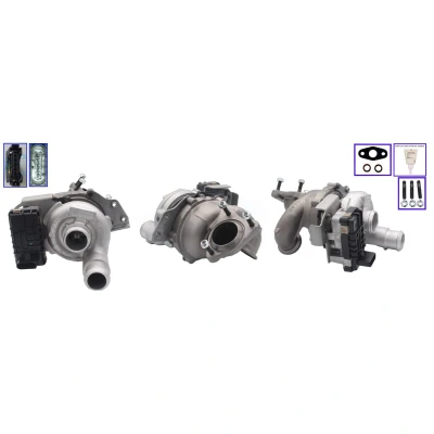 Imagen de ELSTOCK 91 1924 Turbocompresor de gases escape, Actuador controlado eléctr. (accionador) con juntas FORD: Focus 2, C Max