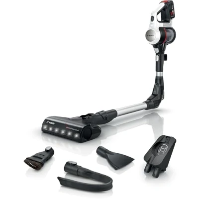 Imagen de Aspirador escoba Bosch BBS711W Unlimited 7, 18 V, Sin cable, 40 min, Tubo flexible, Blanco