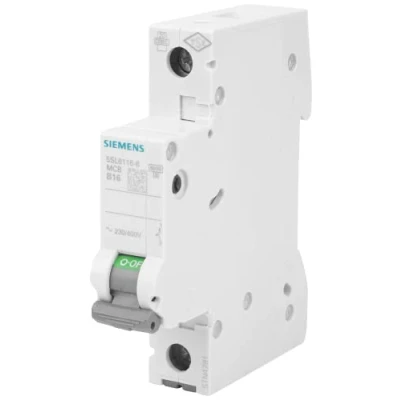 Imagen de SIEMENS Ingenio de por vida interruptor automático en miniatura 6kA 1 polo tipo B 16