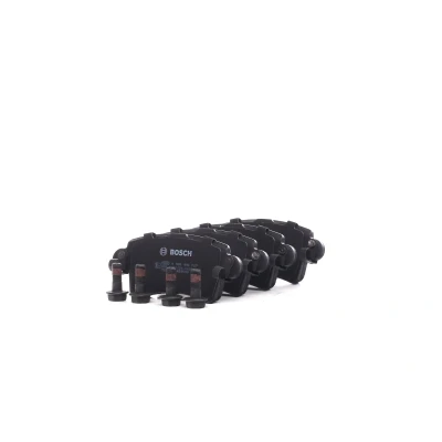 Imagen de BOSCH 0 986 494 727 Juego de pastillas freno Low Metallic con instrucciones montaje, Chapa antichirridos, tornillos