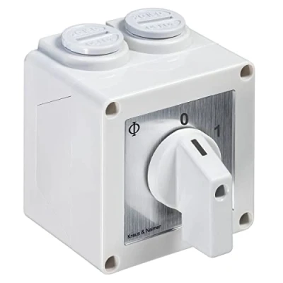 Imagen de Kraus &amp; Naimer CA10 A201 PNL1 Interruptor de 2 pines 20 A con posición 0 1 montaje en superficie IP42