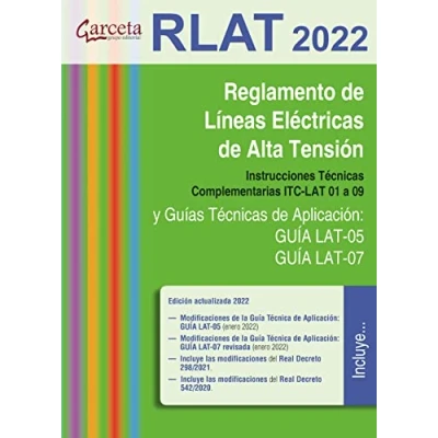 Imagen de RLAT 2022: Reglamento de Líneas Eléctricas del Alta Tensión 4.ª edición (FORMACION PROFESIONAL)