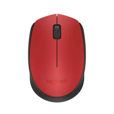 Imagen de Ratón inalámbrico Logitech M171, 1000 ppp, Ambidiestro, USB, Rojo