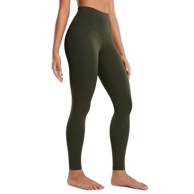 Imagen de CRZ Yoga Mujer Butterluxe Leggings Mallas de Cintura Alta Suaves y Elásticas Opacas para Deporte Gimnasio 71cm Ramas Olivo 46