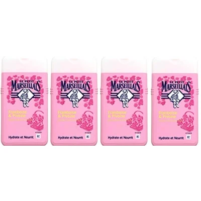 Imagen de Le Petit Marseillais Gel Ducha cueillettes fruitées Frambuesa y peonías, 250 ml