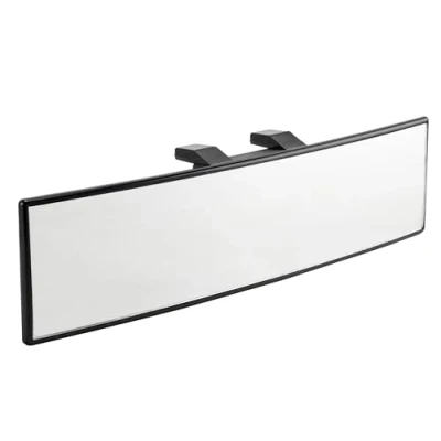 Imagen de +PWR Car Parts Espejo Retrovisor Panorámico XL. Universal, más Ángulo de Visión. 300x65 mm. Seguro y Fácil Instalar.
