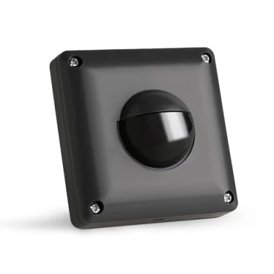 Imagen de SEBSON Detector de Movimiento Exterior IP65 Montaje Empotrado en Pared, LED Adecuado, Programable Sensor PIR Alcance 10m / 190 Instalación 53x53x23mm