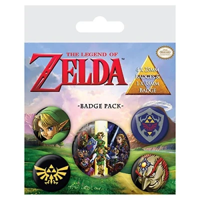 Imagen de Pyramid International BP80530 Insignia de La Leyenda Zelda, multicolor, 10 x 12,5 1,3 cm