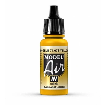 Imagen de Vallejo Model Air 17ml Gold Yellow 71078