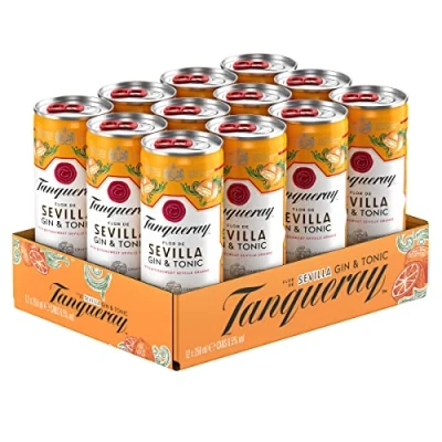 Imagen de Tanqueray Ginebras Sevilla Gin y Tonic 250 ml x 12