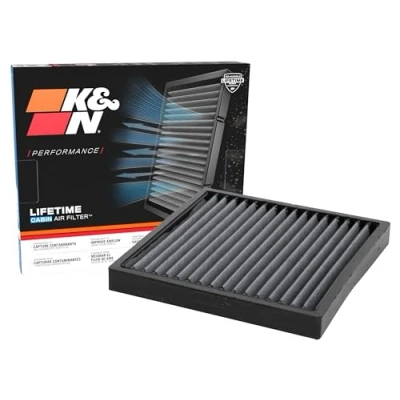 Imagen de K&amp;N Filters VF2074 Filtro de habitáculo Filto larga duración 202mm 193mm 22mm cuadrada MAZDA: 3 Hatchback, Berlina, Hatchback
