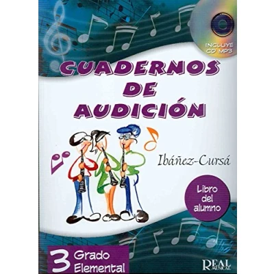 Imagen de Cuadernos de Audición, 3 Grado Elemental (Libro del Alumno) (RM Audicion)