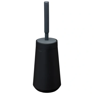 Imagen de Tiger Tess, Escobillero con Swoop®, escobilla WC Flexible, Negro/Antracita, 129x129x412mm