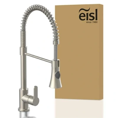 Imagen de EISL ni183e scrni de LP pr a Grifo resorte, baja presión, Monomando con ausklin Alcachofa abatible, Níquel