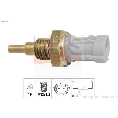 Imagen de FACET 7.3351 Sensor, temperatura del refrigerante Made in Italy OE Equivalent