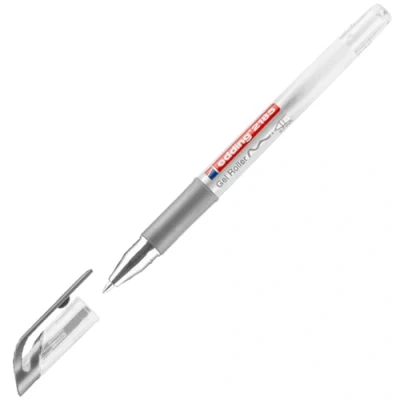 Imagen de edding 2185 roller gel plata 1 rotulador 0,7 mm bolígrafo de para escribir, colorear o decorar bullet journals mandalas