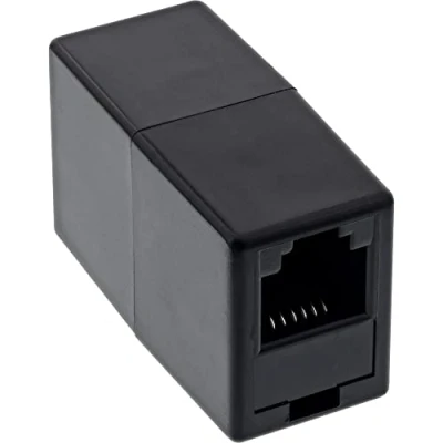 Imagen de InLine RJ12 F/F Negro Adaptador para Cable (RJ12, RJ12, Hembra/Hembra, Negro)