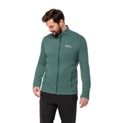 Imagen de Jack Wolfskin Kolbenberg FZ M Chaqueta de Forro Polar, Verde Jade, S para Hombre