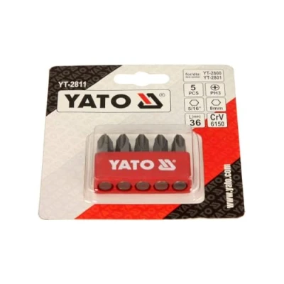 Imagen de YATO YT 2811 Kit de puntas tornillo 5
