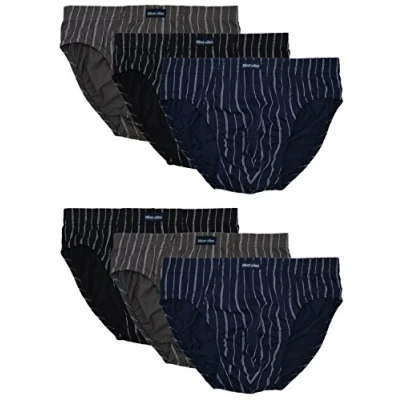 Imagen de MioRalini 6 o 12 calzoncillos deportivos económicos para hombre con y sin bragueta en algodón suave cómodo clásicos más colores, tallas S, M, L, XL, 2XL, 3XL, 4XL, 6pcs Set09, 5XL grandes