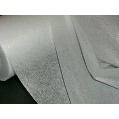 Imagen de Telateks Entretela adhesiva para planchar (45 g/m², 90 cm de ancho, se puede por ambos lados, tejidos ligeros y grosor medio), color blanco, 1 m