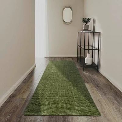Imagen de Villeroy &amp; Boch Alfombra de yute Rosalie salón natural 100% tejida a mano y respetuosa con el medio ambiente boho para salón, dormitorio, comedor color oro