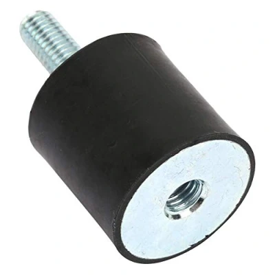 Imagen de Amortiguador De Goma,Soportes Goma Para Motores,4pcs M8 Montaje Antivibraciones Silentblock Tornillo Doble,Para Compresores Aire,Motores Gasolina,Bombas Agua(VD30* 30 M8*23)