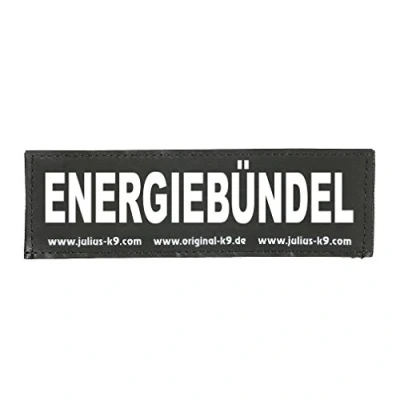 Imagen de Julius K9 162LR K 50629 Parches Fosforescentes, Intercambiables para los Arneses de Perro
