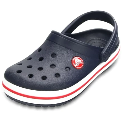 Imagen de Crocs Crocband Clog T, Zuecos Unisex niños, Multicolor (Navy Red), 23/24 EU
