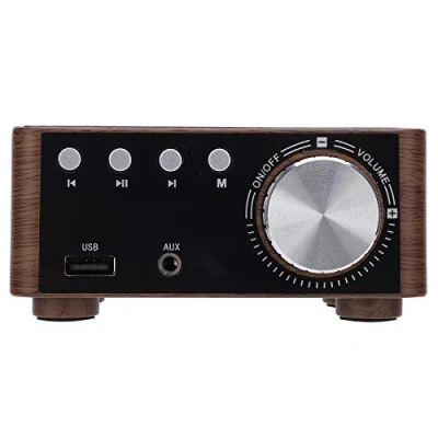 Imagen de Amplificador de audio digital, pequeño reproductor tarjetas memoria AMP estéreo HIFI USB Bluetooth 5.0 50W x 2