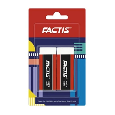 Imagen de Blíster 2 gomas de borrar ES20 para Bellas Artes FACTIS®
