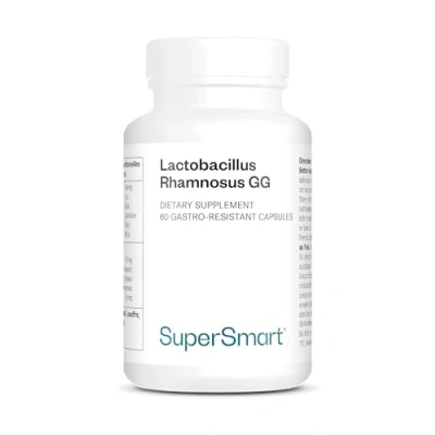 Imagen de Lactobacillus Rhamnosus GG Probiótico 10 Mil Millones de UFC Equilibra la Microbiota, Flora Intestinal y Íntima Refuerza el Sistema Inmunitario Con Inulina 60 Cápsulas Vegano