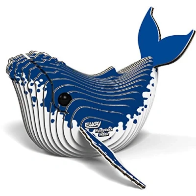 Imagen de EUGY Water Eco Friendly 3D Paper Puzzle (Ballena Jorobada)
