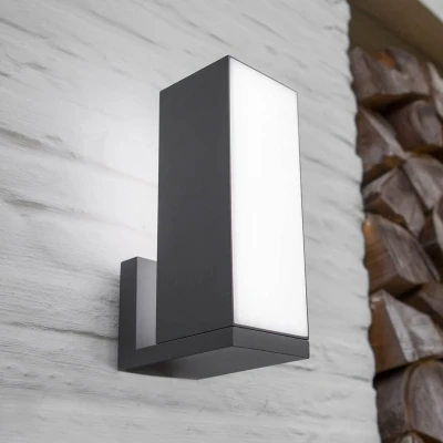 Imagen de LUTEC Lámpara LED de Pared para Exterior Aplique, 1, 25,6x9,3x14,4
