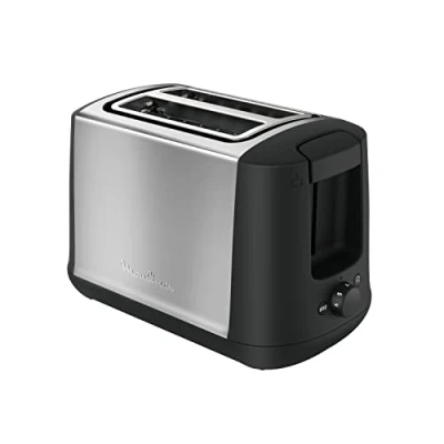 Imagen de Tostadora Moulinex Subito LT3408, 850 W, 2 ranuras, 7 niveles de tostado, Función descongelar y recalentar, Bandeja recogemigas, Acero Inox.