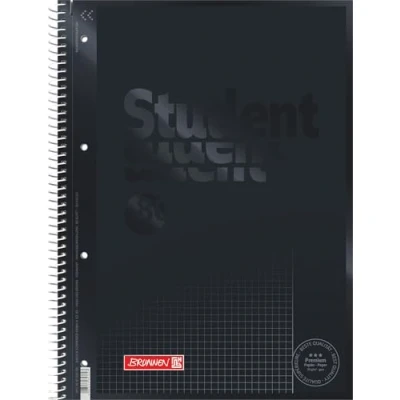 Imagen de Brunnen Cuaderno escolar con encuadernación en espiral, 4 orificios, 26 líneas, 90 g/m², tamaño A4