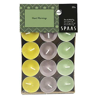 Imagen de Spaas 30 Velas perfumadas de Colores Surtidos, 4,5 Horas, Calentamiento del corazón