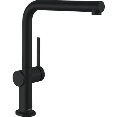 Imagen de hansgrohe true Mezclador de Cocina Monomando, Negro Mate