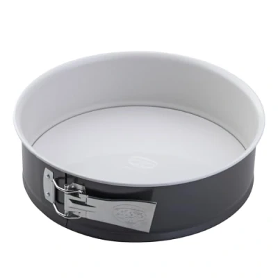 Imagen de Dr. Oetker Molde de 26 cm diámetro exclusivo tradicional para deliciosos moldes tartas con sellado esmaltado (color gris/marrón/crema)
