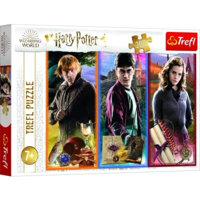 Imagen de Trefl En el Mundo de la Magia y brujería, Harry Potter 200 Piezas, para niños a Partir 7 años Puzzle, Color hechicería, In Welt Der und Hexerei