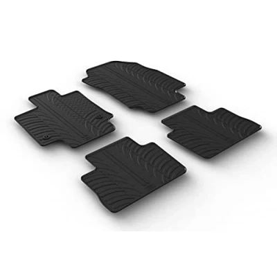Imagen de Gledring 0694 Juego de alfombrillas suelo Caucho delante y detrás 4 negro 750mm 550mm TOYOTA: RAV4 V
