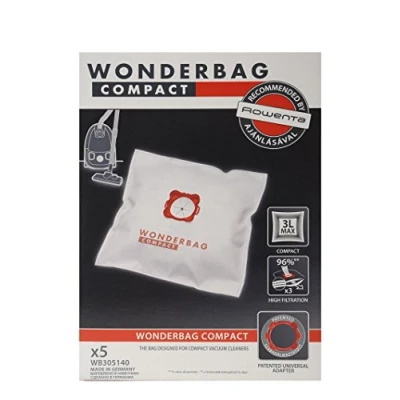 Imagen de Rowenta WB305140 Accesorio y suministro de vacío para aspiradora (Microfibra, 3 L, Power Space, Minispace, Compacteo, Compacteo Ergo)