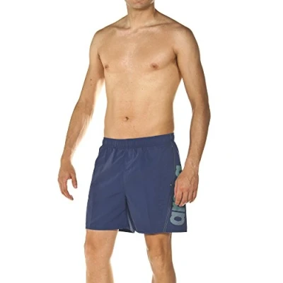 Imagen de Arena Fundamentals Logo Bañador, Hombre, Azul (Navy/Turquoise), L
